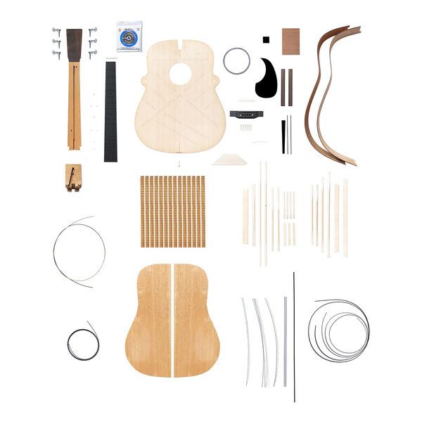 East Indian Rosewood Jumbo Guitar Kit image number 0